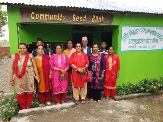 Agyauli Community Seed Bank, Nawalparasi, Nepal. Photo: Regine Andersen.